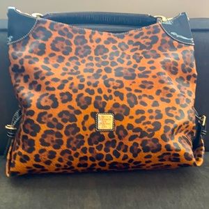 Dooney & Bourke Leopard print bag- large